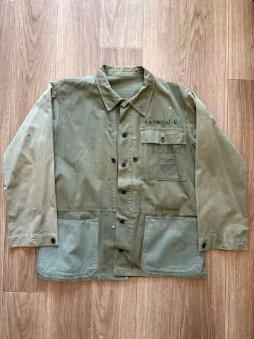 40s P-44 USMC HBT 월계수 자켓 리메이크