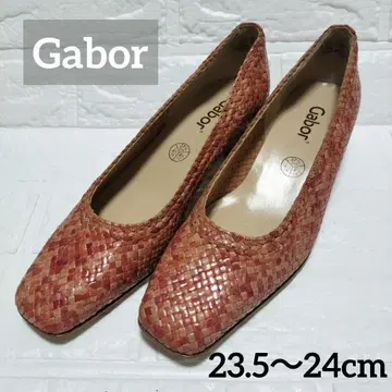 Gabor 가볼 펌프스 스퀘어토 가죽 23.5~24cm