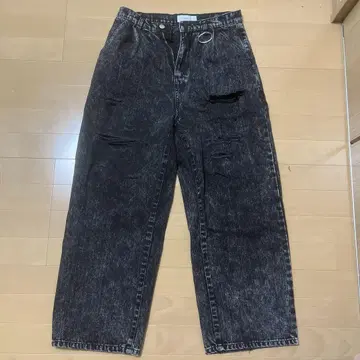 Adrer 블랙 데미지 데님