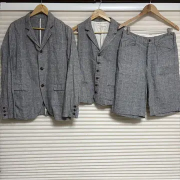 nest Robe confect 마 혼방 3피스 글렌체크 3사이즈