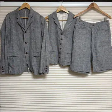 nest Robe confect 마 혼방 3피스 글렌체크 3사이즈