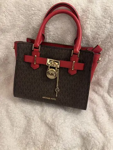 MICHAEL KORS 숄더백 브라운/레드