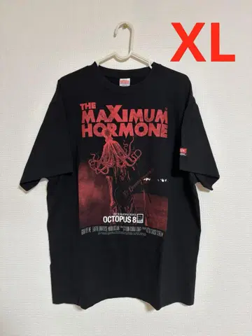 맥시멈 더 호르몬 T셔츠 octopus 블랙 XL