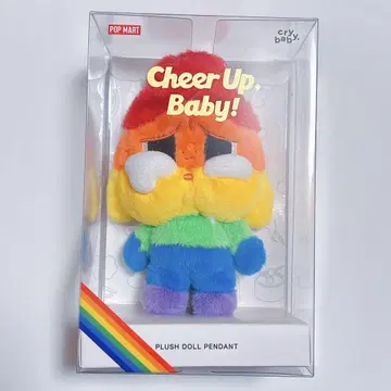 POPMART CRYBABY CHEER UP BABY 봉제 인형 펜던트
