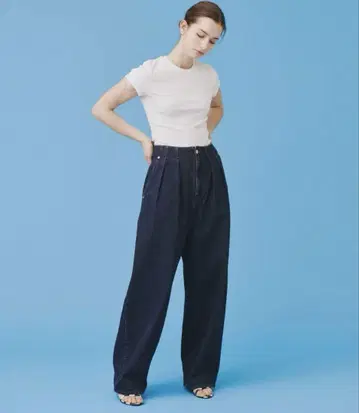I'm in 츠지모토 마이 데님 S 사이즈 네이비