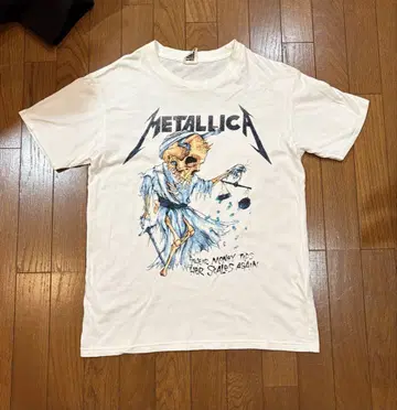 METALLICA 티셔츠 화이트 도리스