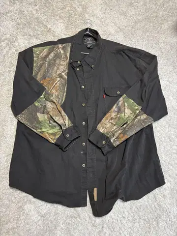 Winchester 블랙 XXL 긴팔 셔츠 리얼트리