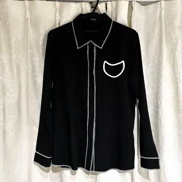 soduk 블랙 긴팔 셔츠