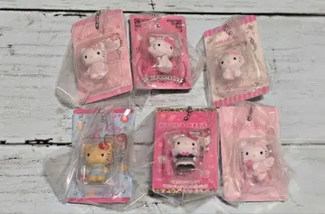 헬로키티 패키지 미니어처 컬렉션 가챠 컴플리트 6종 세트