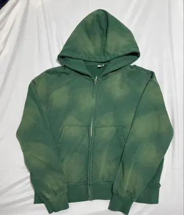 EPTM SUN FADED CROPPED ZIP UP HOODIE