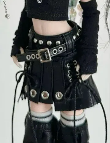 브라이스 아이시 인형 블랙 미니 스커트