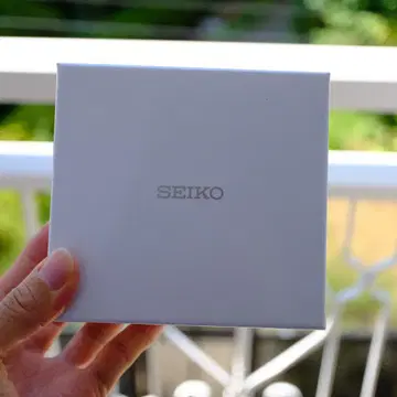 SEIKO 화이트 정사각형 패키지 정품 박스