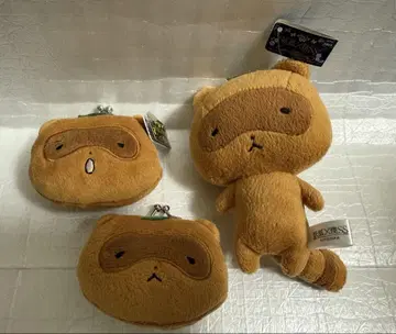 요호 x 보쿠SS 와타누키 반리 봉제 인형 & 가마구치 총 3개 세트