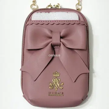 시마무라 NINA'S 아오키 미사코 스마트폰 숄더 체인 숄더 핑크