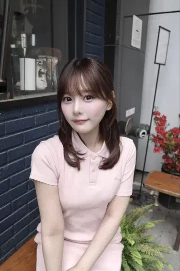 LILY BROWN 릴리 브라운 x PUMA 폴로 리브 드레스 핑크