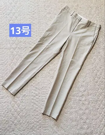 [ 새상품급 ] 띠어리 베이지 슬림핏 팬츠 코튼 혼방