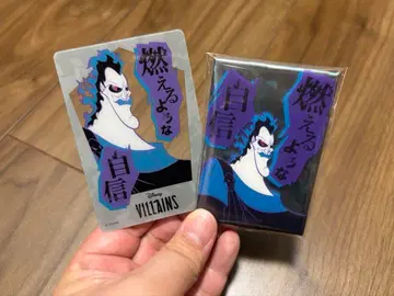 빌런스 하데스 클리어 카드 캔뱃지 Disney THE MARKET