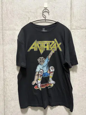 ANTHRAX/T셔츠/구제 의류/밴드T/L사이즈/빈티지