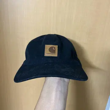 Carhartt 칼하트 캡 모자 블랙 로고 패치