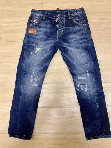 DSQUARED2 디스퀘어드2 여성용 데미지 청바지