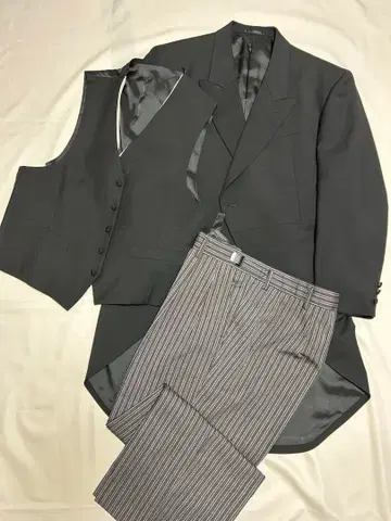 [ 모닝 코트 ] LUTENS 남성용 연미복 3종 세트 포멀