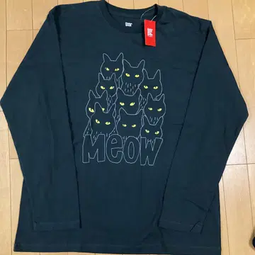 새상품 택 포함 그라니프 고양이 Meow 롱T 롱 셔츠 L