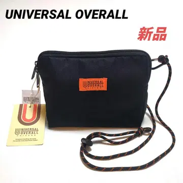 새상품 UNIVERSALOVERALL 숄더백 사코슈 파우치 블랙