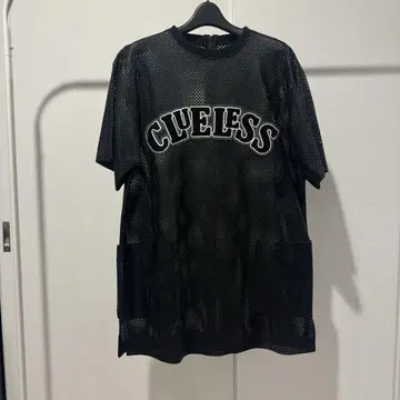g.v.g.v CLUELESS 인조 가죽 메쉬 상의