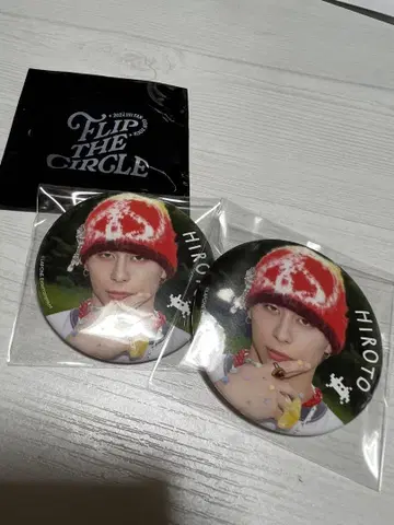 INI 니시 히로토 캔뱃지 2개 세트 FLIP THE CIRCLE