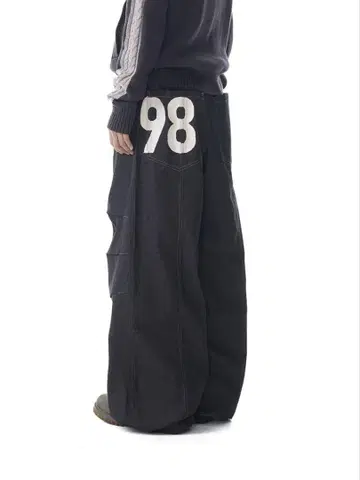 AAKAM 98 Printed Denim Pants