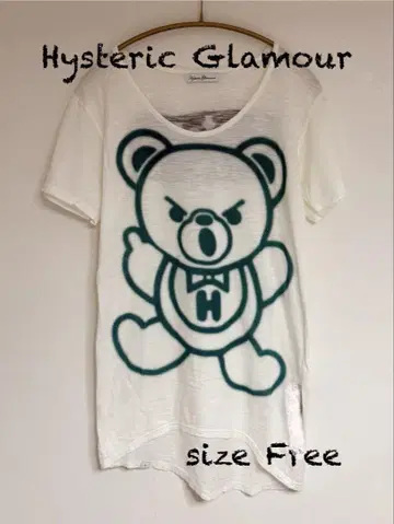 Hysteric Glamour 화이트 셔츠 FREE 사이즈