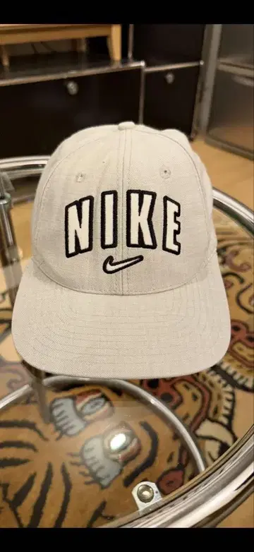 90s 00s NIKE 빈티지 캡 아치 로고 라이트 그레이