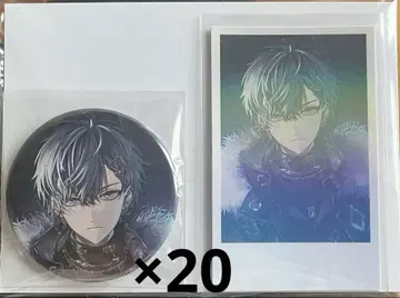 코야나기 로우 생일 캔뱃지 & 폴라로이드풍 카드 x 20