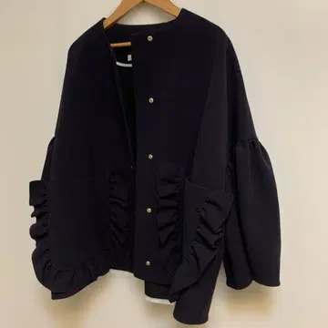 요리 yori 네이비 프릴 자켓 미사용 새상품