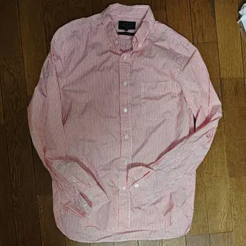 BEAMS 스트라이프 긴팔 셔츠 S