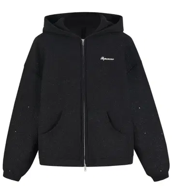 Andwang kirakira zipup ( black ) MSIZE