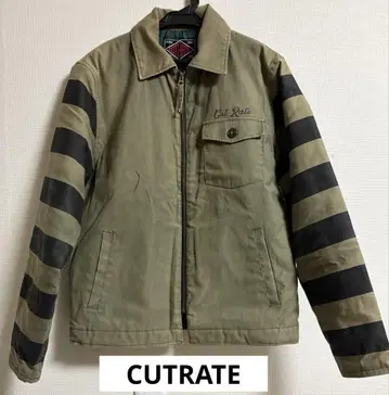 CUTRATE 슬리브 보더 자켓