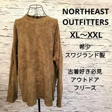 카키 플리스 풀오버 XL 사이즈 긴팔 아웃도어 방한 구제 의류