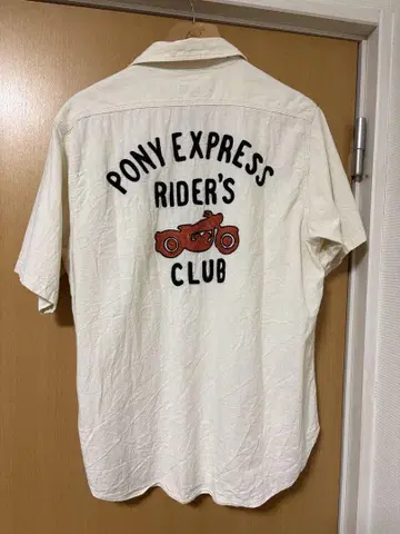 SUGAR 반팔 셔츠 PONY EXPRESS RIDER'S CLUB L
