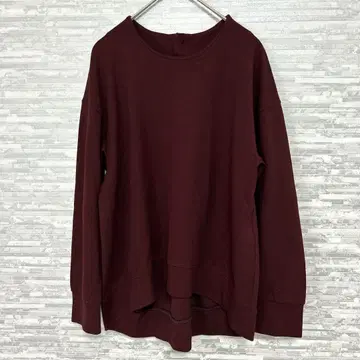 조르주 리슈 보르도 긴팔 상의 티셔츠 심플