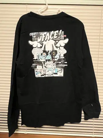 XLARGE 백 프린트 T셔츠 블랙