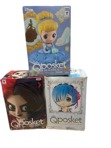 Qposket 피규어 세트 3개