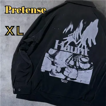 새상품급 pretense 아우터 자켓 XL 빅 사이즈 블랙 콜라보