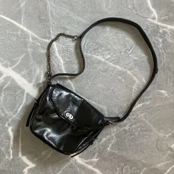 ZARA archive chain shoulderbag y2k black