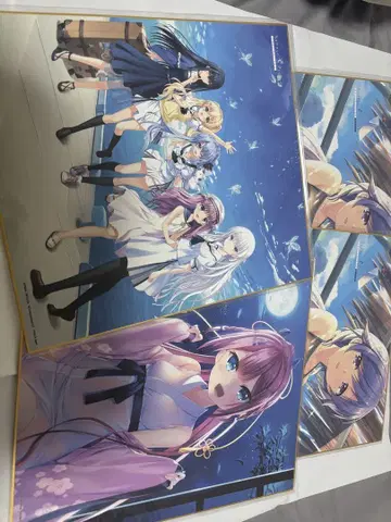 Summer Pockets 피컷 애니메이션 복권 색지