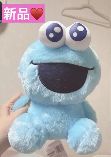 새상품 택 포함 쿠키 몬스터 세서미 스트릿 봉제 인형 촉촉한 눈망울