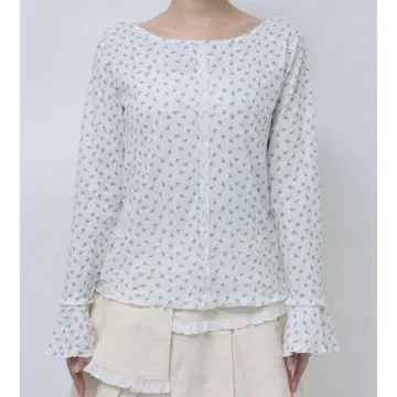 merry jenny petit flower 멜로우 상의 블루