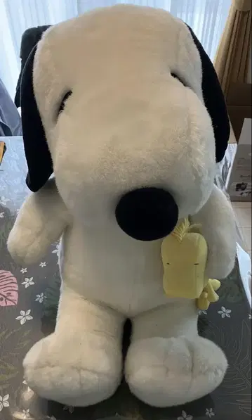 스누피 봉제 인형 약 30cm 우드스탁 포함