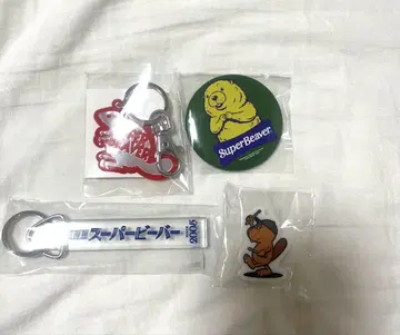 SUPERBEAVER 키링 캔뱃지 세트