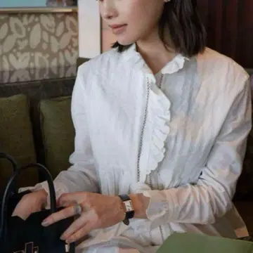 laubeblanc Geometric Lace Blouse